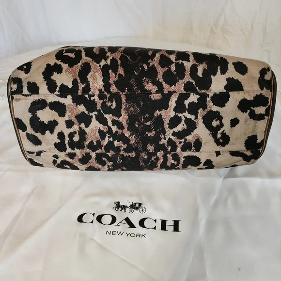 Coach Madison Kimberly Carryall Women's Bag - Brown and Black - Picture 6 of 13